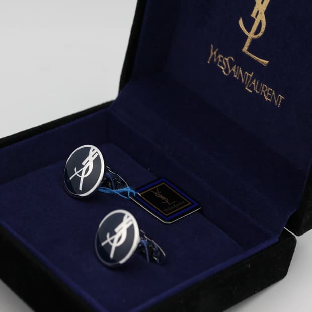 입생로랑 미사용 레어 남자 명품 커프스