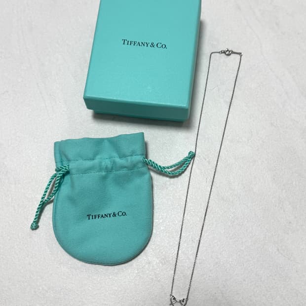 티파니앤코 다이아 러빙하트 목걸이
