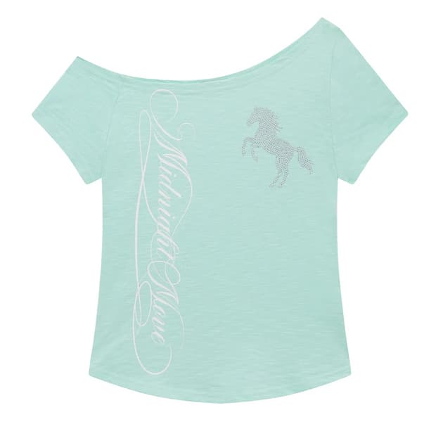 미드나잇무브 cb horse tee mint
