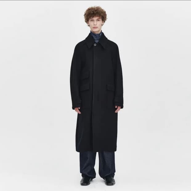 애프터프레이 투어리스트 발마칸 코트 네이비 m