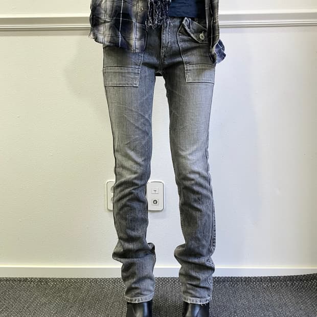 [Smeet Camel]Y2K Mood Pocket Detail Grey