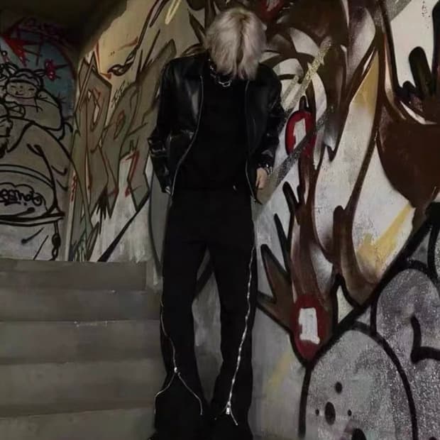 [새상품] 릭오웬스깔 지퍼 부츠컷 팬츠