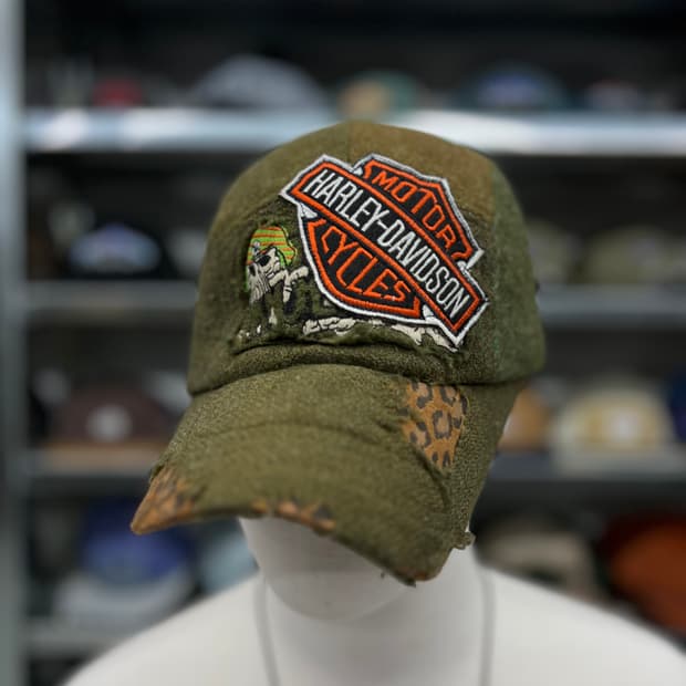 스타일 밀리터리 스컬 군모