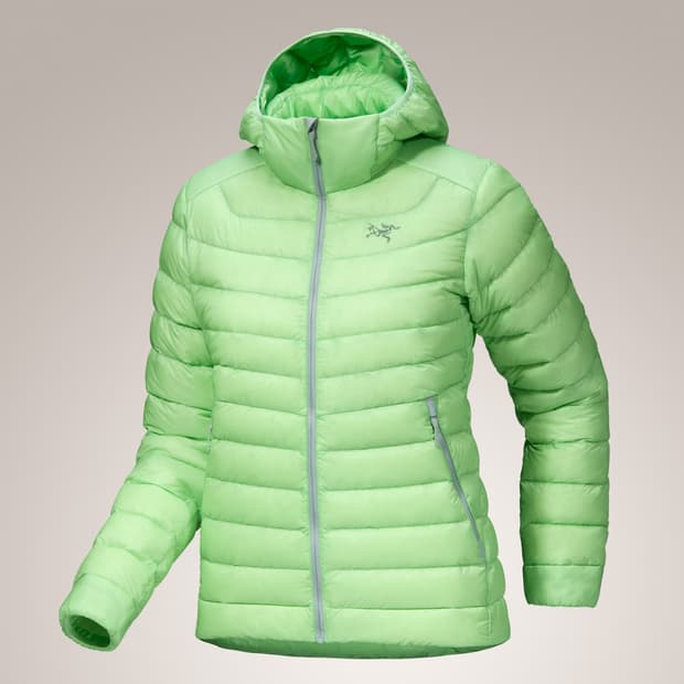 아크테릭스 세륨 후디 우먼 스톤그린 L 새제품 판매 [페기구 착용]