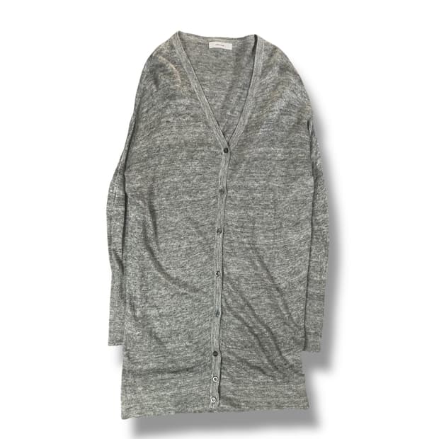 니코앤드 롱 그레이 가디건 