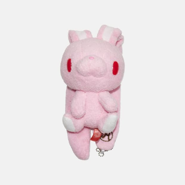 글루미베어 범용토끼 마스코트 키링 인형 핑크