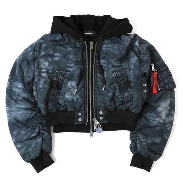 디젤 봄버 자켓 타이타이블루 s