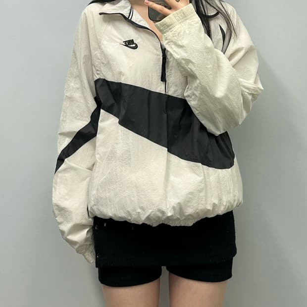 나이키 빅스우시 오래오배색 아노락 자켓 