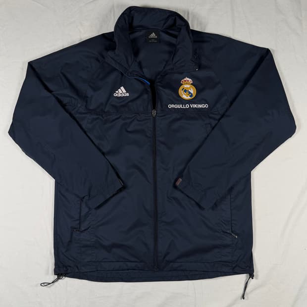 00s 아디다스 레알 마드리드 바이킹 자존심 축구 바람막이 집업 자켓
