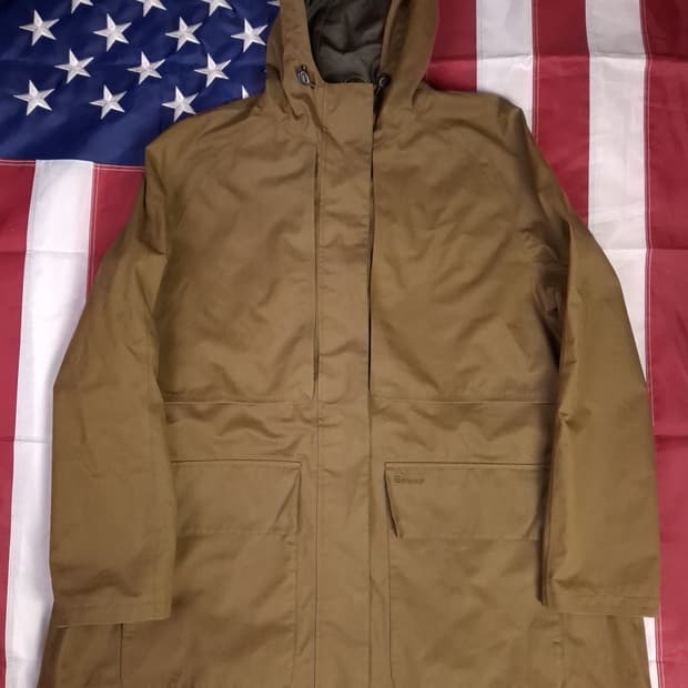 특A 오리지날 바버 우먼 후드롱자켓