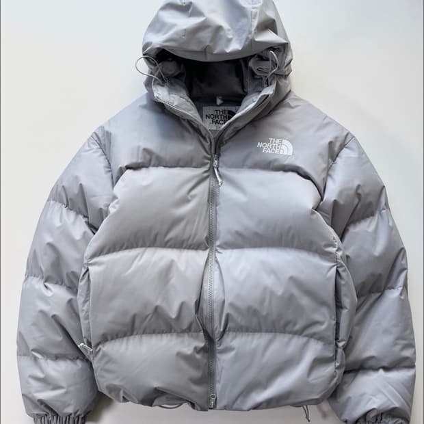 노스페이스 화이트라벨 25FW 후드 덕다운 RDS 다운패딩 