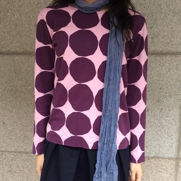 빅 도트 롱슬리브