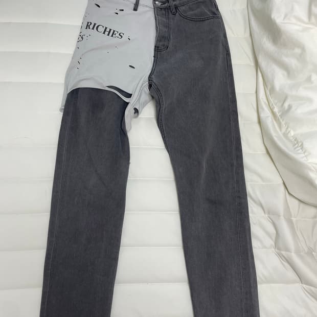 앙팡 리쉬 데프리메 aw19 티셔츠데님