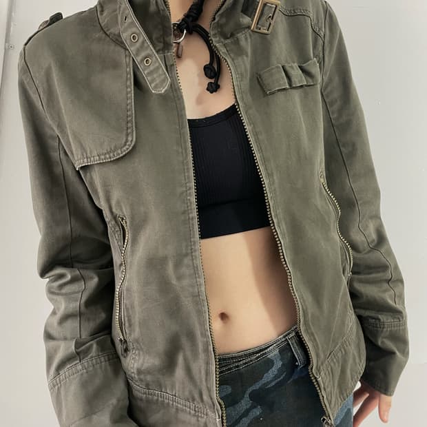 Belted detail jacket