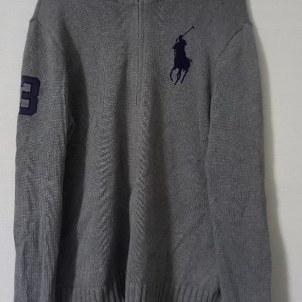 폴로 POLO 빅포니 니트집업 105/XL