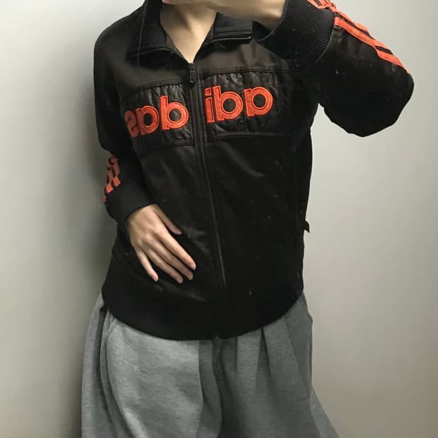 00s 아디다스 브라운 패딩 자켓