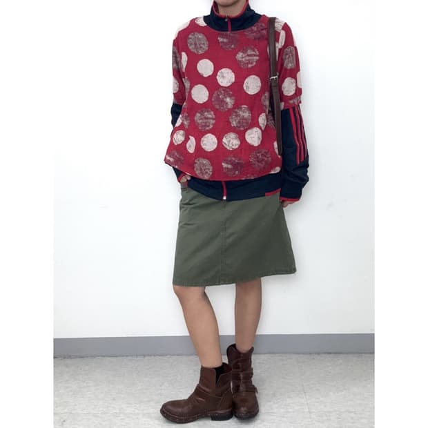 빈티지 보헤미안 스커트