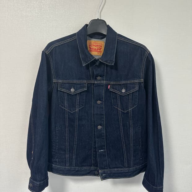 리바이스 트러커 자켓 다크 워시 72334-0134