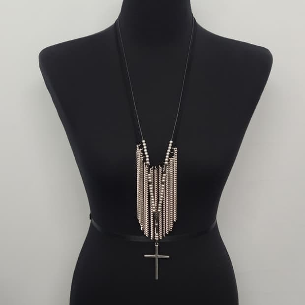 cross necklace set