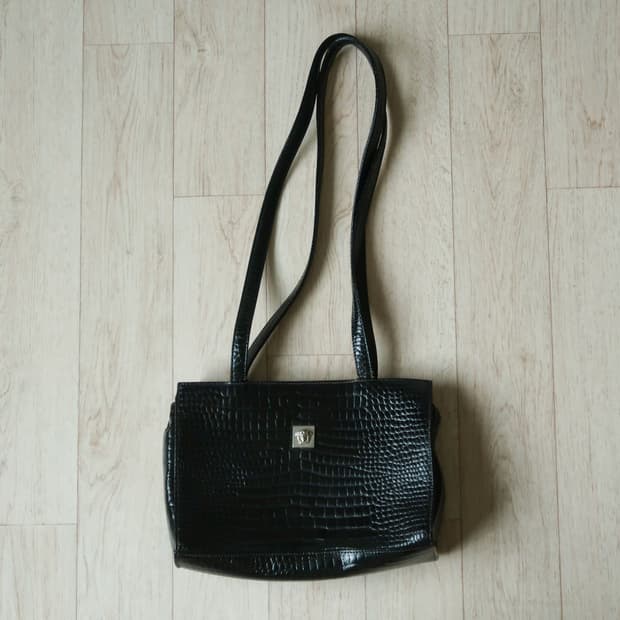 빈티지 베르사체 레더 숄더백