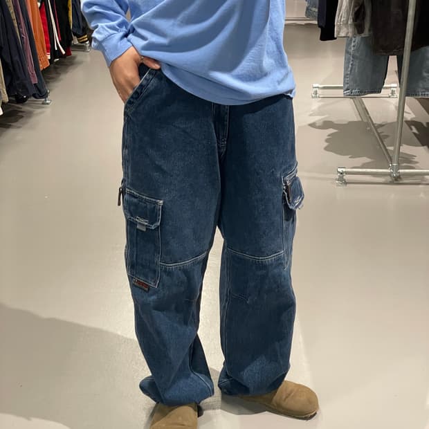 빈티지 힙합 데님 팬츠  