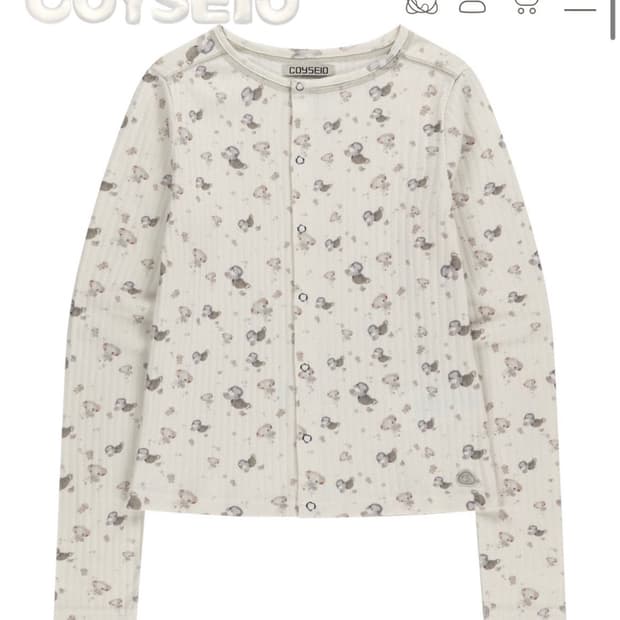 구해요) 코이세이오 코튼 커들 롱슬리브 아이보리