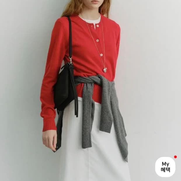 던스트 - 레이스 미디 스커트 ( 화이트 M사이즈 )