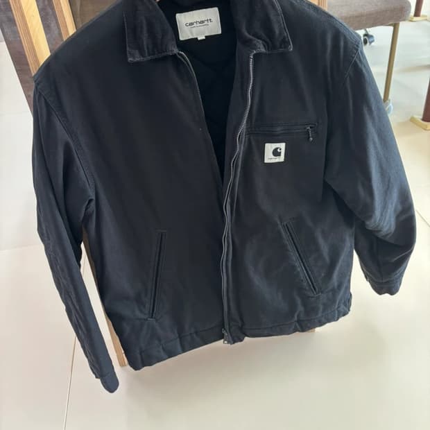 칼하트 WIP W 그레이트 디트로이트 자켓 블랙 S