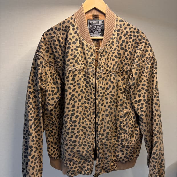히스테릭 글래머 22aw 레오파드 패턴 블루종