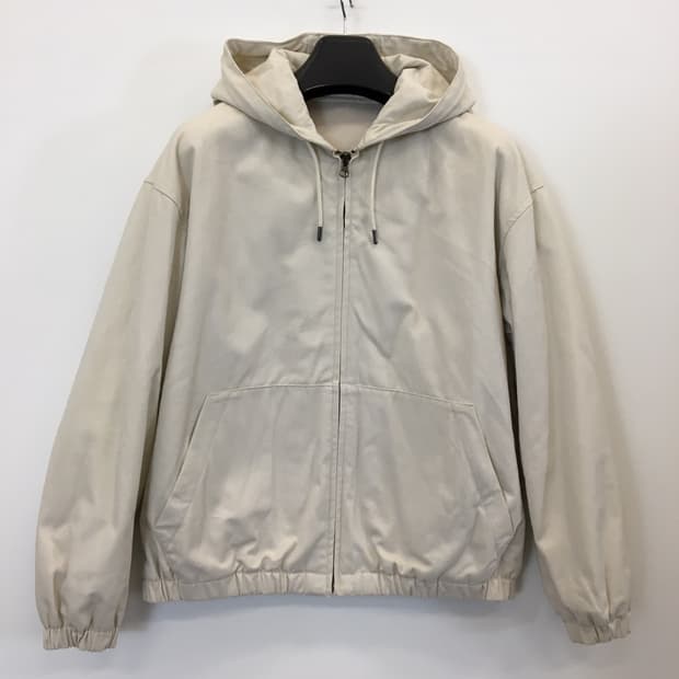 유니클로U 르메르 후드집업블루종 기모안감 M