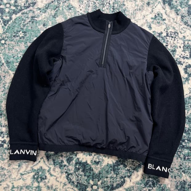 Lanvin Blanc 랑방 블랑 하프 크루 맨투맨 (S)