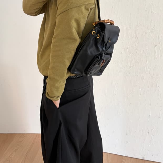 구찌 뱀부 미니 백팩