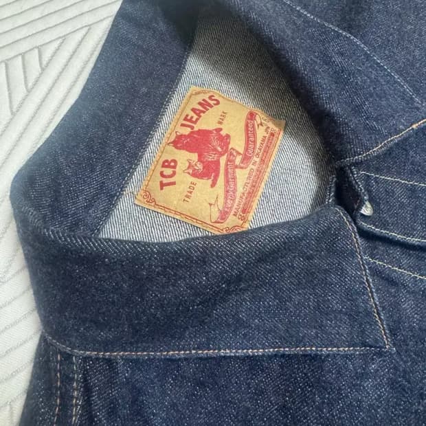 TCB jeans 50's 2세대 데님 자켓 46 사이즈