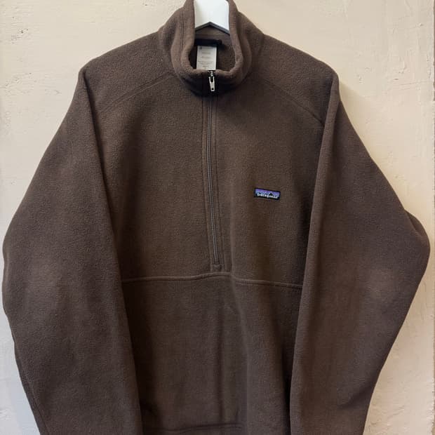 파타고니아 신칠라 마수피얼 하프집업 브라운 L