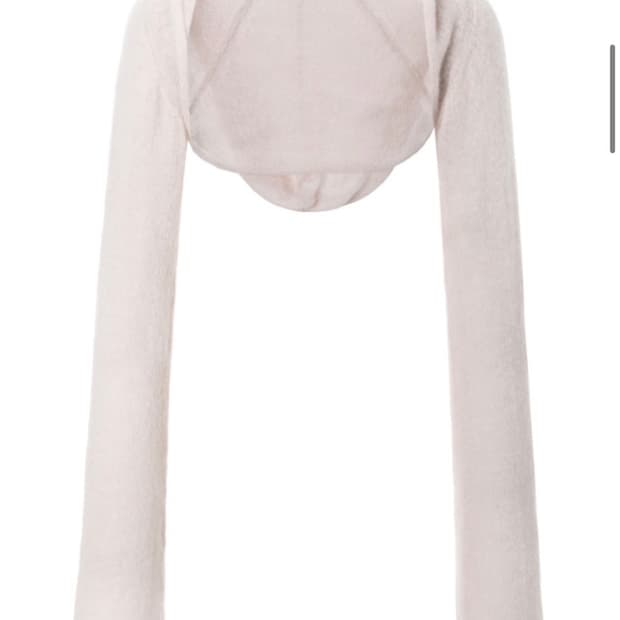 쓰리타임즈 후드볼레로 핑크