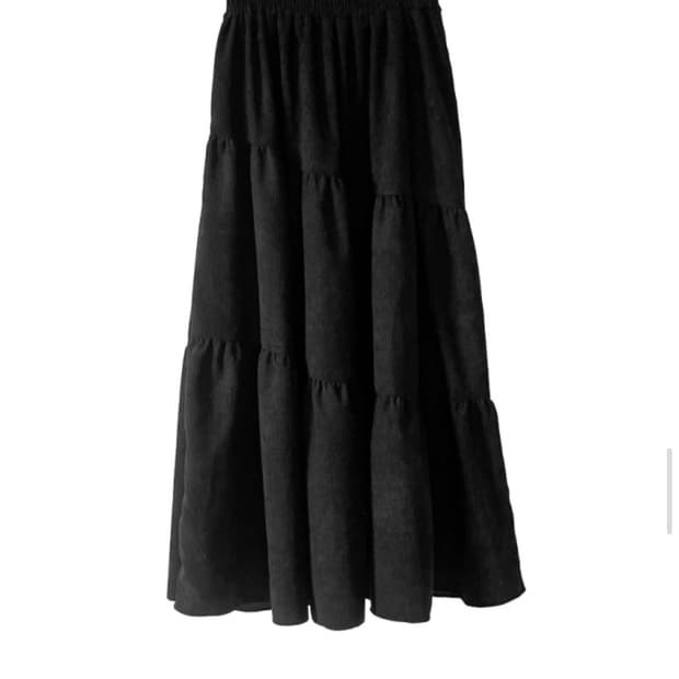 김아홉 코듀로이 스커트