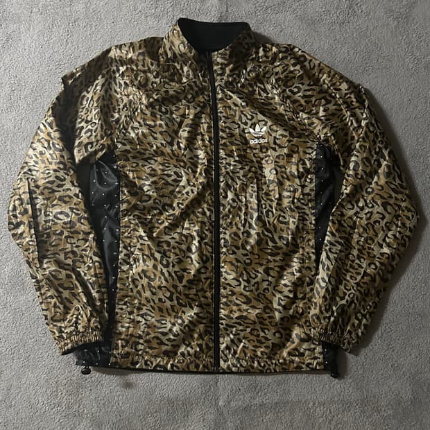 Adidas Originals 레오파드 리버서블 자켓 