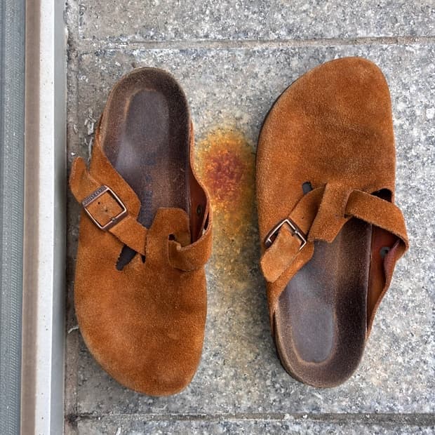 Vintage Birkenstock Suede Sandal