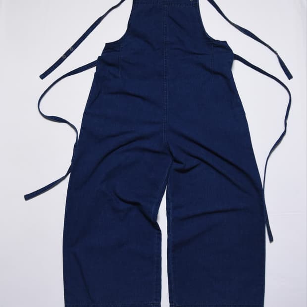 TTopp 데님 멜빵 바지 S