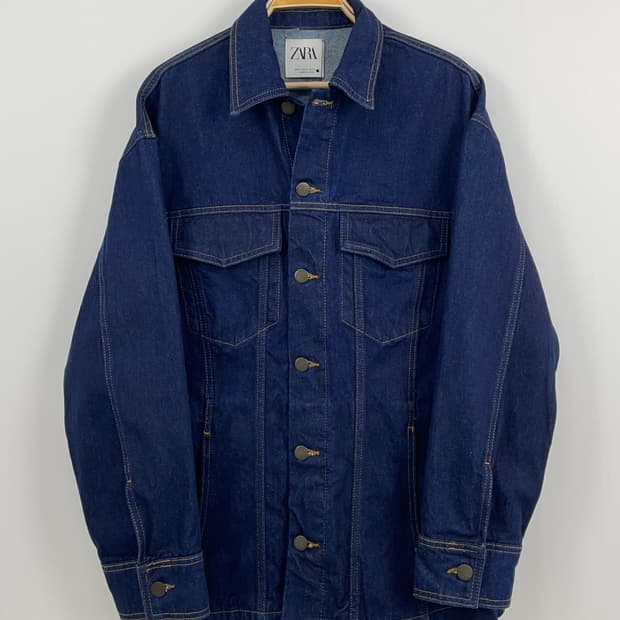 자라 클래식 데님 트러커 자켓