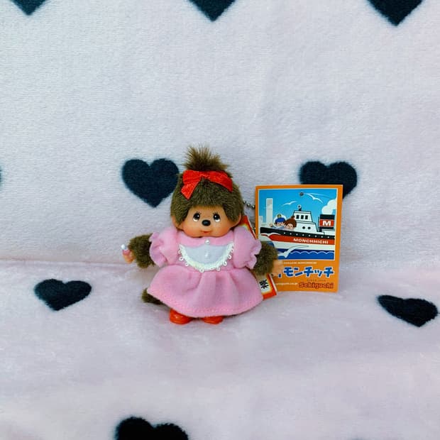 희귀고전 빨간구두 원피스 몬치치 키링