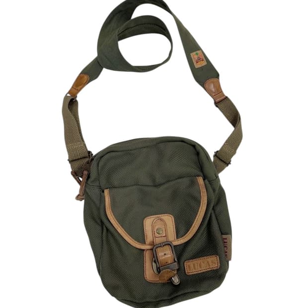 00s 루카스 미니 크로스백 카키