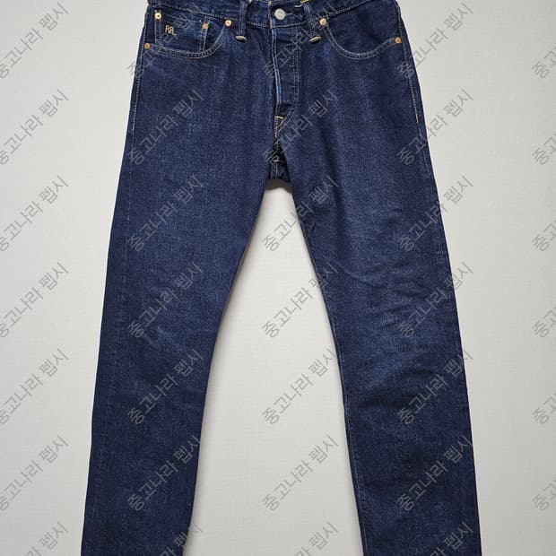 RRL 로우 스트레이트 원스 워시 셀비지 진 (31X30)