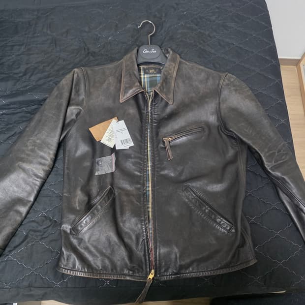 RRL 뉴스보이 레더 L