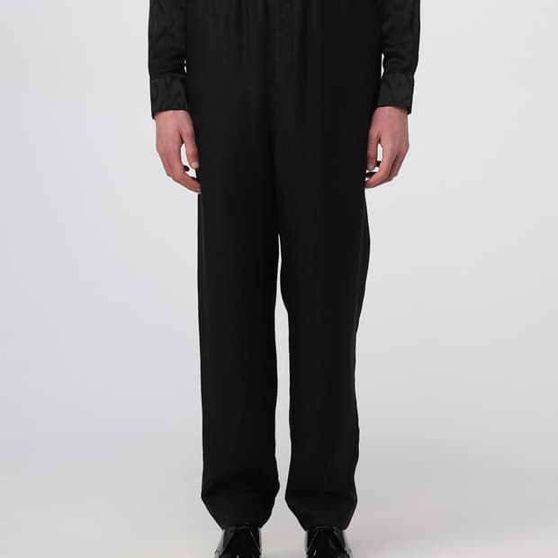 SAINT LAURENT 생로랑 비스코스 트라우저 팬츠 블랙 46사이즈