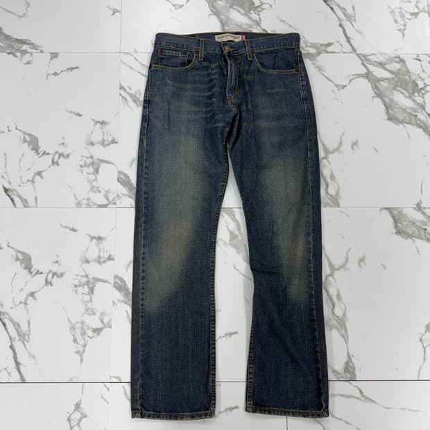 Levi's 리바이스 514 워시드 데님 팬츠