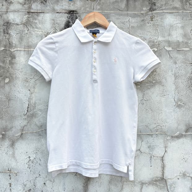 Polo 폴로 흰색 반팔 카라티