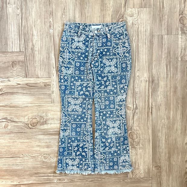 MAGIC SQUARE 페이즐리 데님진