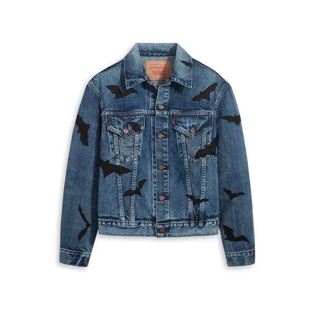 리바이스 빈티지 클로딩 트러커 박쥐자수 한정판!!