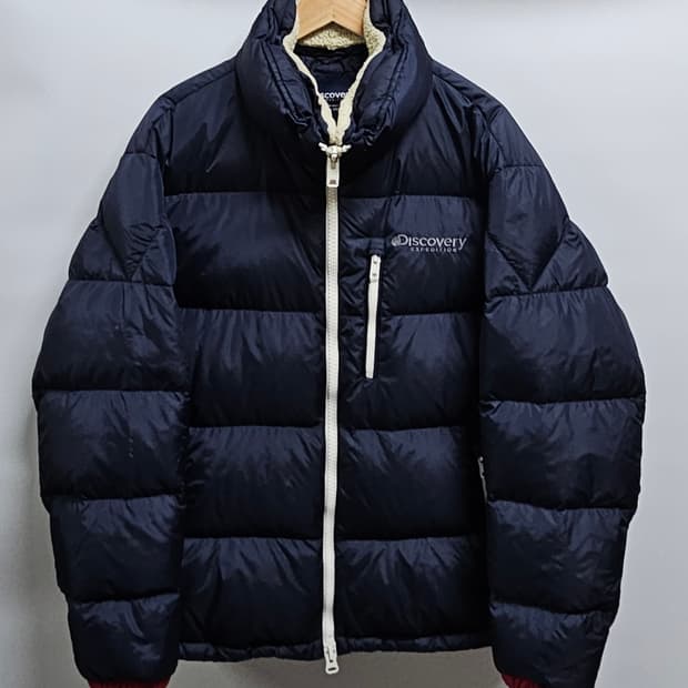 디스커버리 구스숏패딩 110
